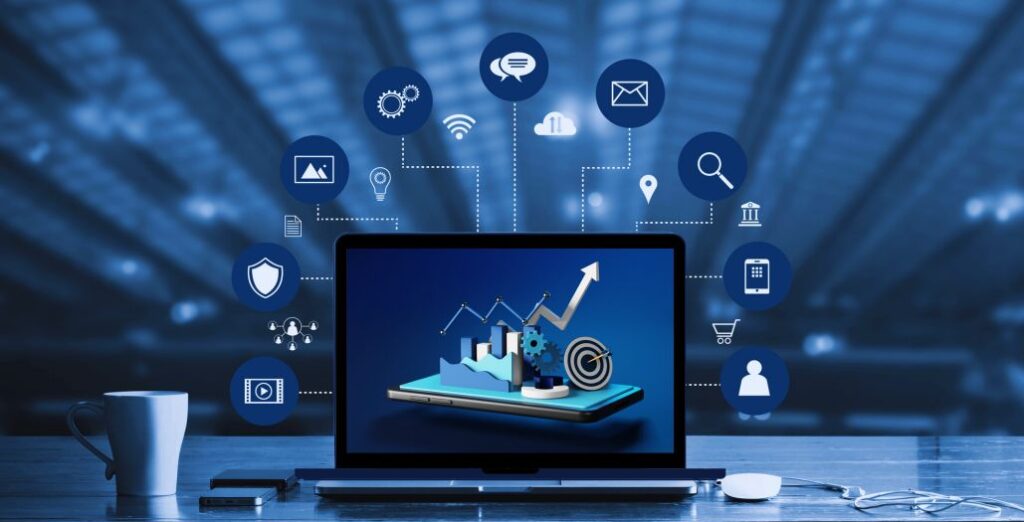 digital marketing and web design agency team working